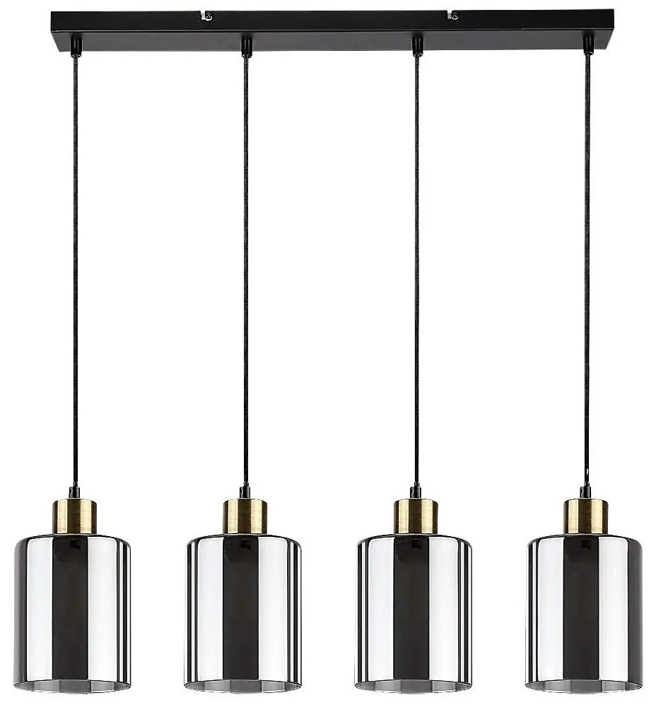 Rabalux 72247 - Csillár zsinóron PEREZ 4xE27/40W/230V