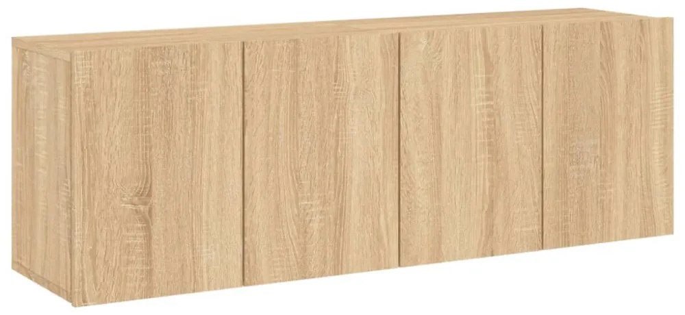 2 db sonoma tölgy színű fali TV-szekrény 60 x 30 x 41 cm