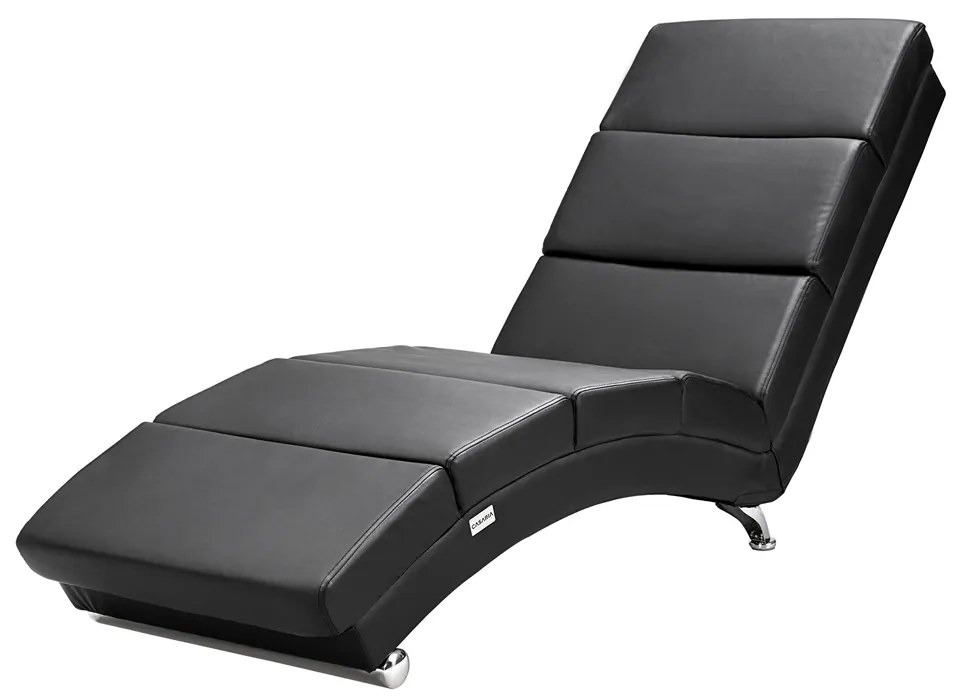 Casaria® London napozóágy - fekete