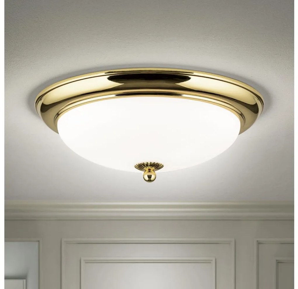 Orion - Mennyezeti lámpatest EMPIRA 2xE27/40W/230V, Ø 35,5 cm, aranyszínű