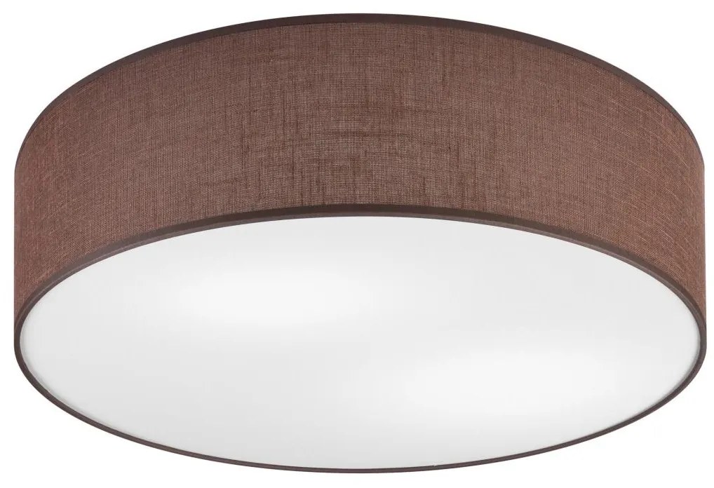 Mennyezeti lámpa SIRJA DOUBLE 4xE27/15W/230V átm. 45 cm barna