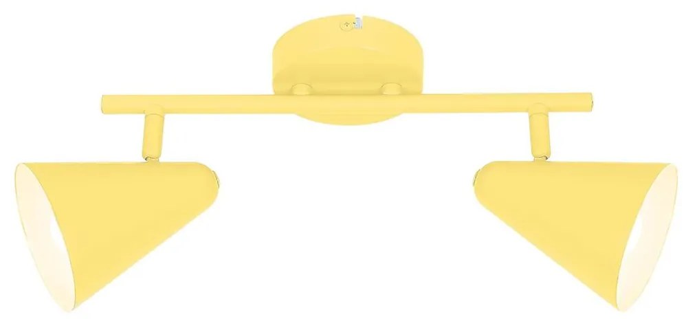 Spotlámpa AMOR 2xE14/40W/230V sárga