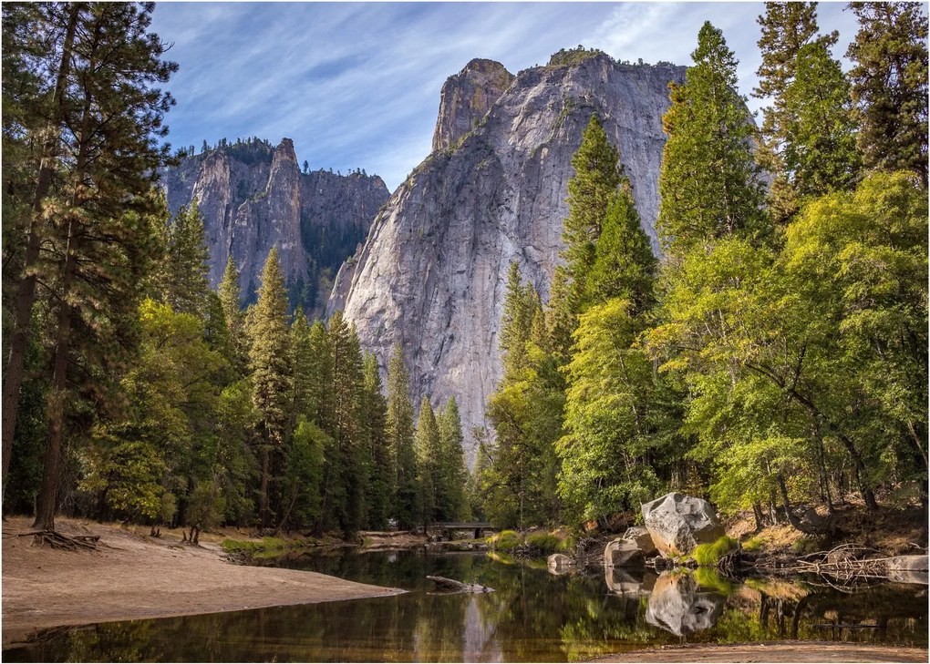 Kép - A Yosemite szikla alatt (70x50 cm)