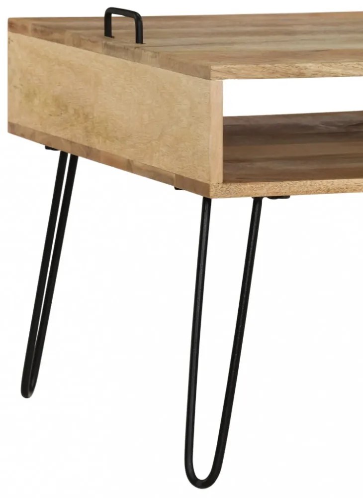 tömör mangófa TV-állvány 110 x 35 x 45 cm