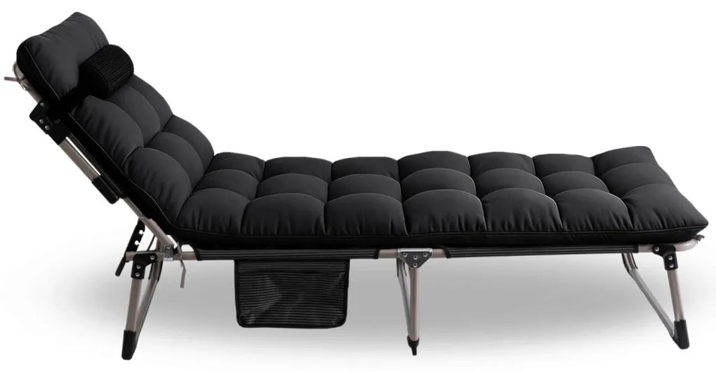 Kempingágy Fekete VENUS