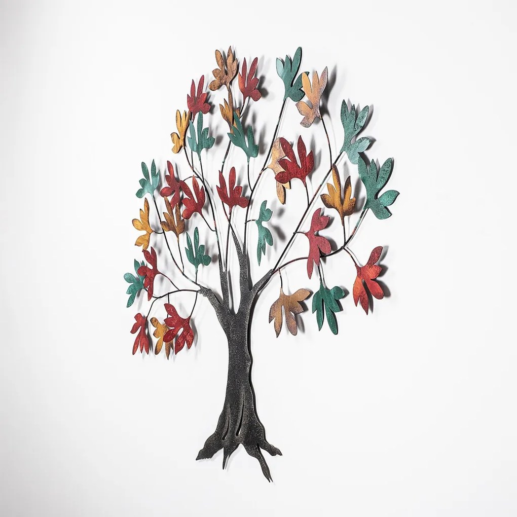 Yggdrasil fém faldekoráció