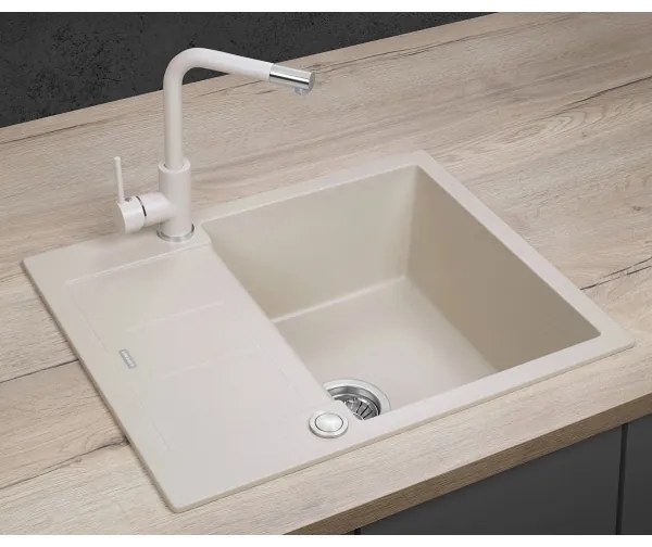 Concept DG05C45BE - Konyhai mosogató CUBIS 50x62 cm gránit/bézs