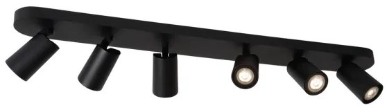 Lucide 23954/31/30 - XYRUS LED spotlámpa 6xGU10/5W/230V fekete