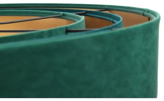 TRINITI lógcsillár 1xE27/60W/230V zöld/arany