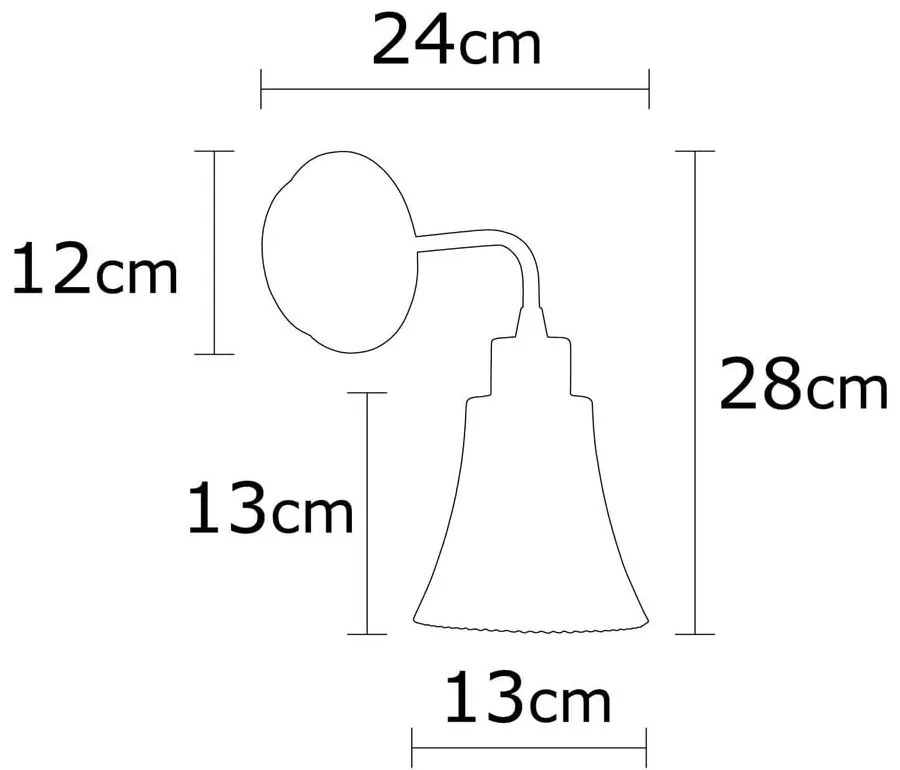 Rézszínű fali lámpa ø 13 cm Foca – Opviq lights
