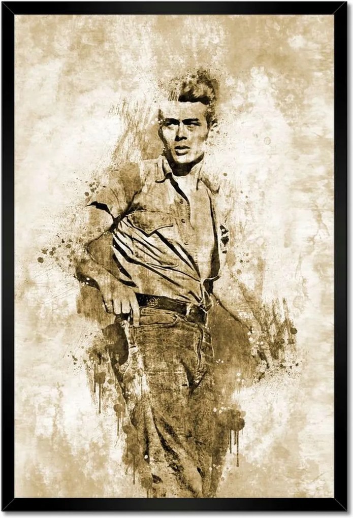 Poszterek keretben 40x60 James Dean Színész Mozi