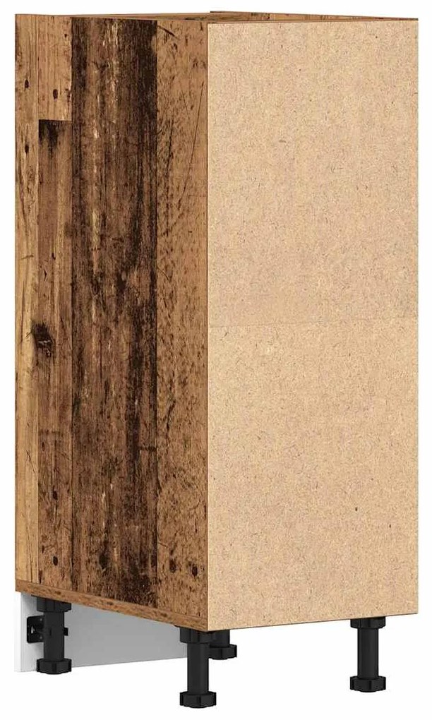vidaXL “Riga” Alsószekrény Régi fa 30x44,5x81,5 cm Gépelt fa