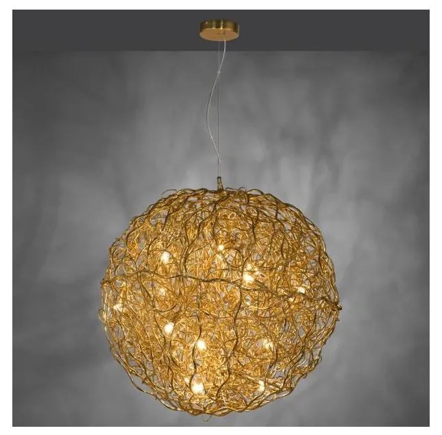 Paul Neuhaus 2019-12 - SAREA kábeles csillár 15xG9/40W/230V arany