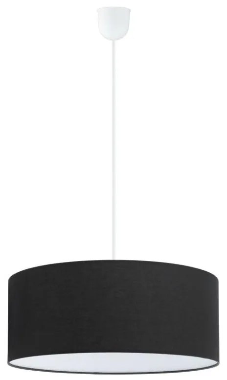 Eglo 79304 - Függeszték kábellel CLINTON 3xE27/60W/230V fekete