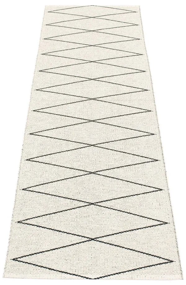 Fekete kültéri-beltéri futószőnyeg 70x240 cm Max Black – Pappelina