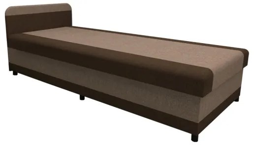 Kárpitozott heverő tárolóval TALI 80x202 barna/bézs