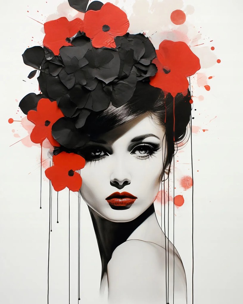 Poszter 40x50cm Virágos szenvedély