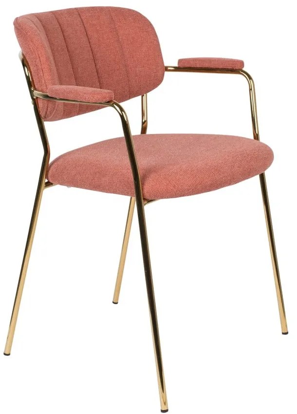 Rózsaszín étkezőszék szett 2 db-os Jolien – White Label