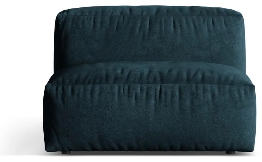 Sötétkék bársony kanapé modul (középső rész) Martina – Micadoni