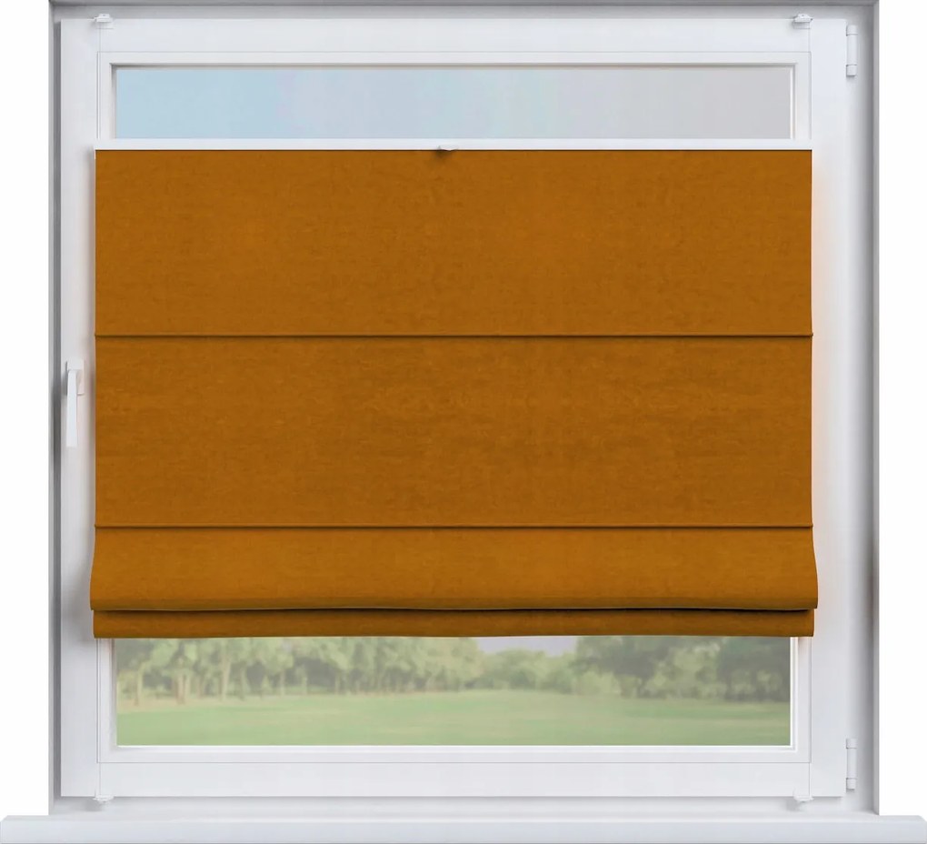 Dekoria Római pliszírozott roló Szicília 120x160 sárga árnyalatok