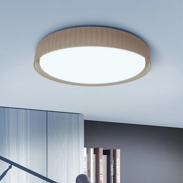Brilagi - LED fényerőszabályozható mennyezeti lámpa LUCIA LED/60W/230V Ø 59 cm barna+távirányító