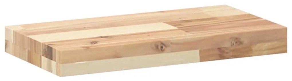 kezeletlen tömör akácfa függőpolc 60 x 20 x 4 cm