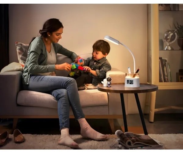 Immax 08980L-LED RGBW Dimmelhető fényerejű lámpa ceruzatartóval FALCON LED/10W/5V