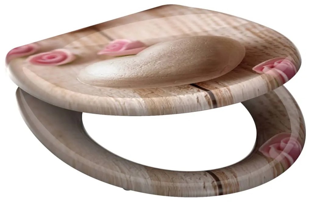 SCHÜTTE ROMANTIC duroplast WC-ülőke lágyan záródó gyorskioldással