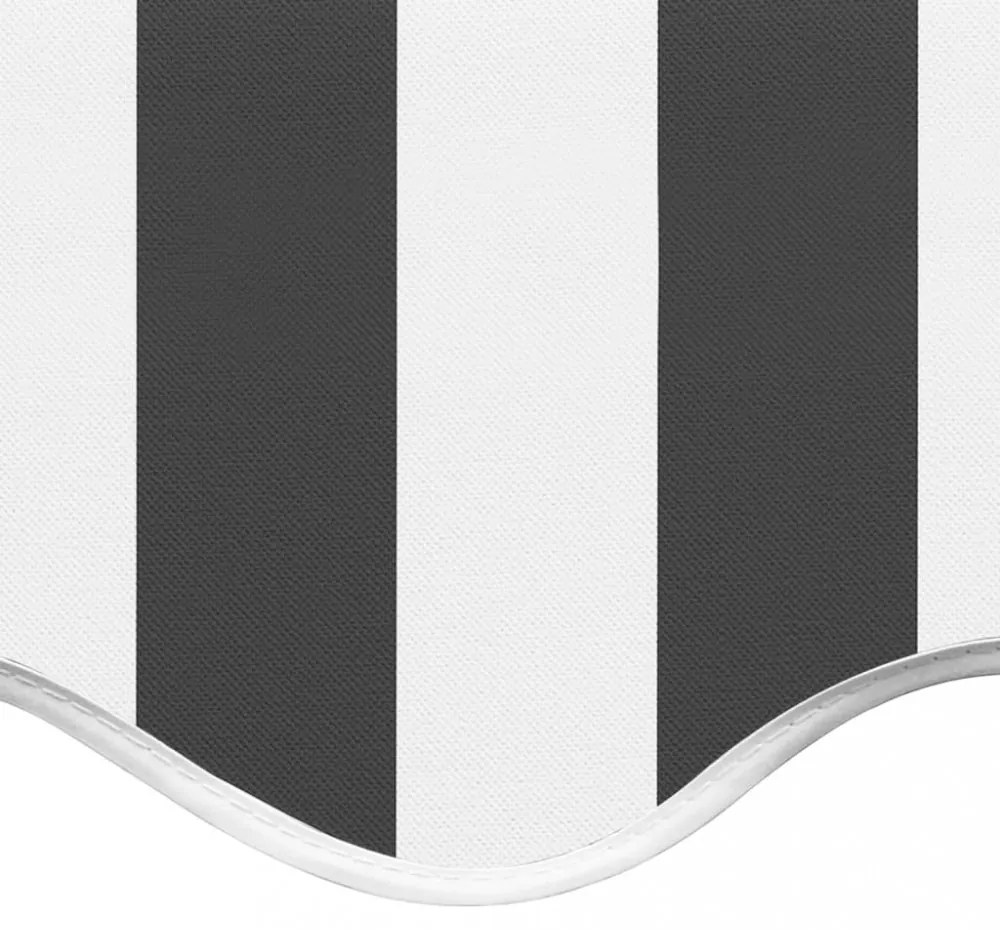 antracitszürke és fehér csere napellenző ponyva 4 x 3,5 m