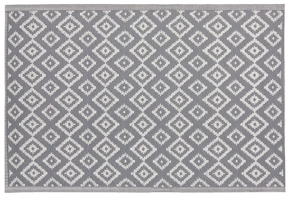 Szürke szőnyeg 120 x 180 cm DHULE Beliani