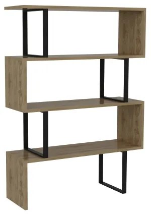 ADRIANA könyvtár 124x91,5 cm bézs/fekete