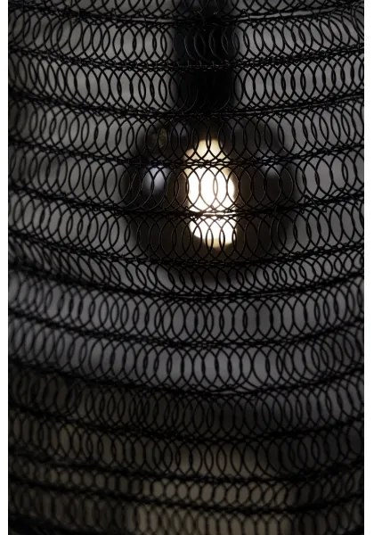 Markslöjd 108772 - Csillár zsinóron TAZZA 1xE27/40W/230V fekete