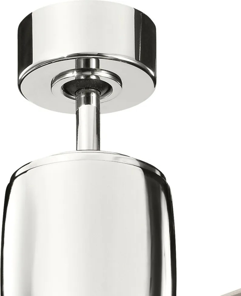 KICHLER KLF-FERRON-60-PN FERRON Ventilátoros lámpa Polírozott Nikkel, Pezsgő IP44