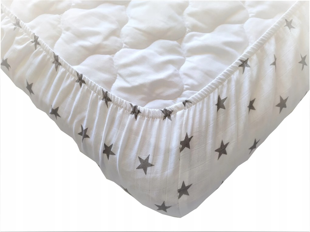 Gumis muszlin lepedő 120x200 cm 100% pamut