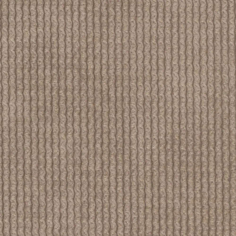 Világosbarna kárpitozott egyszemélyes ágy ágyráccsal 90x200 cm Barker – Ropez