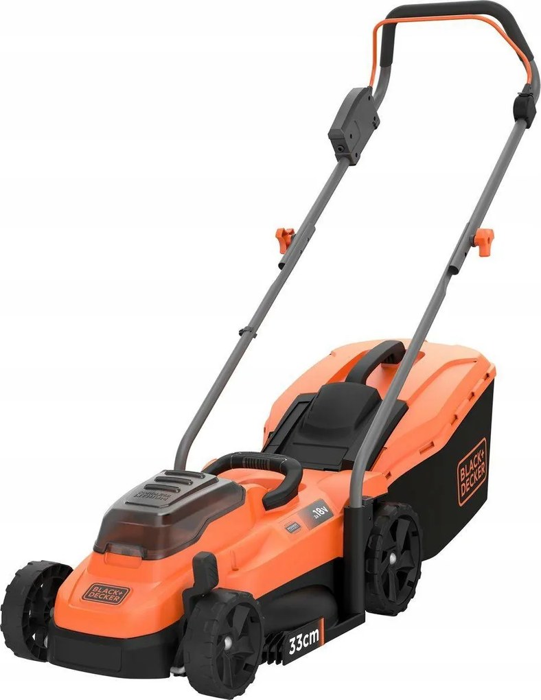 Akkumulátoros fűnyíró 33cm, 2x18V, 2x4,0Ah Black+Decker [BCMW33184L2-QW]