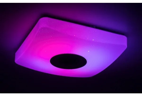Rabalux - RGB LED dimmelhető mennyezeti lámpatest hangszóróval LED/18W/230V + távirányító