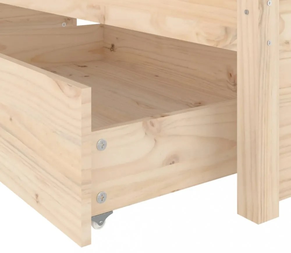 ágykeret fiókokkal 140 x 190 cm