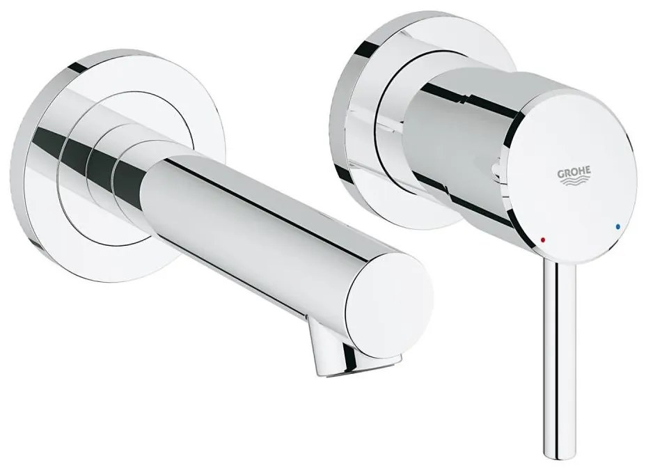 GROHE 19575001 - Kétlyukú mosdócsaptelep CONCETTO 147 mm fényes króm