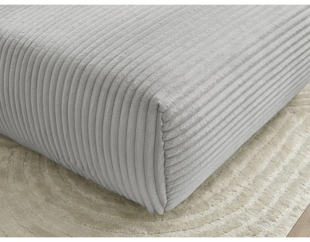 Világosszürke kordbársony lábtartó Lucien – Bobochic Paris