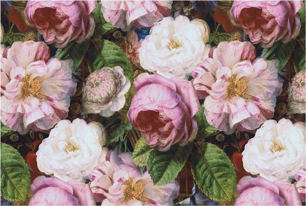 Stílusos Dekoratív Fotótapéta Flizelin Virágos elegancia 104x70 Ragasztó