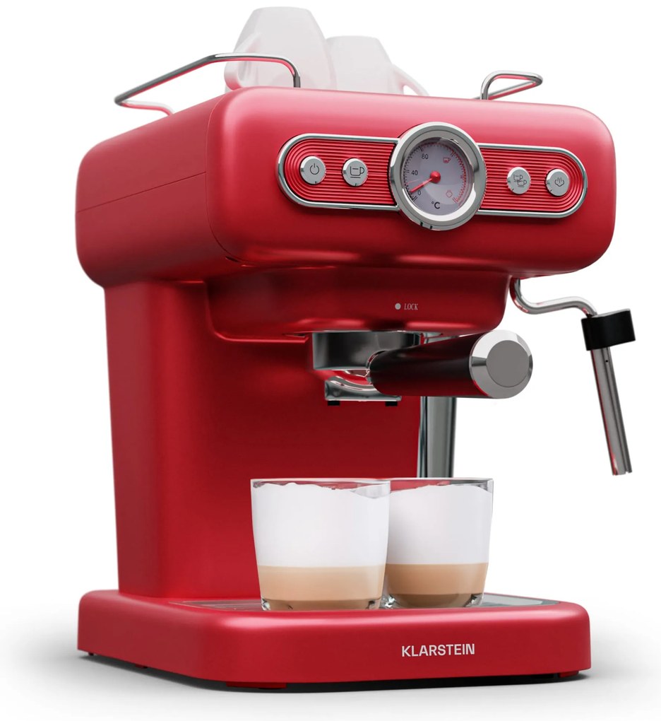 Klarstein Espressionata Evo eszpresszógép 950W 19 Bar 1,2L 2 csésze