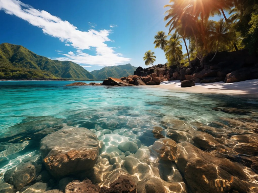 Poszter 100x75cm Elszigetelt paradicsom