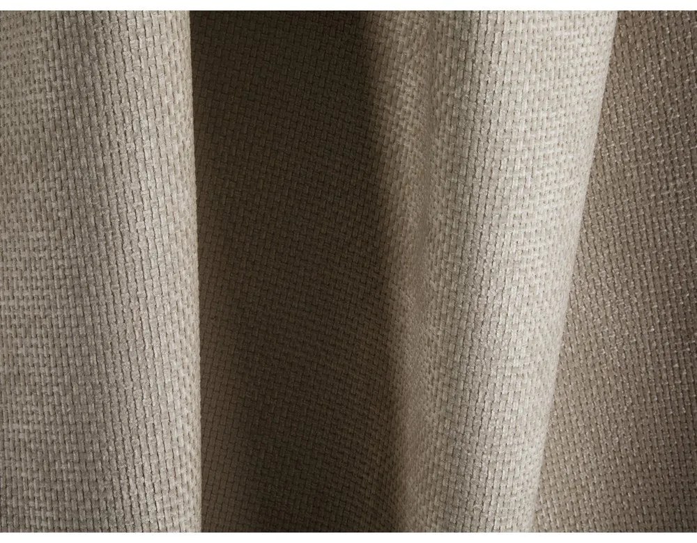 Világosbarna zsenília sarokkanapé (bal oldali-U alakú) Treno – Cosmopolitan Design