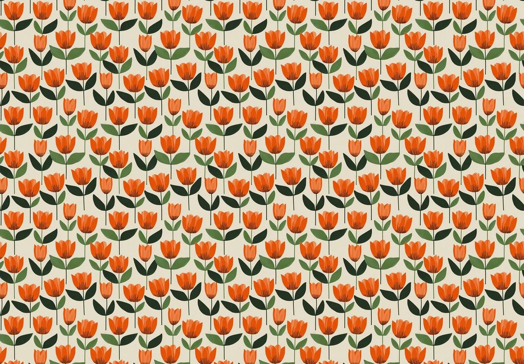 Fotótapéta - Minta tulipánokkal (147x102 cm)