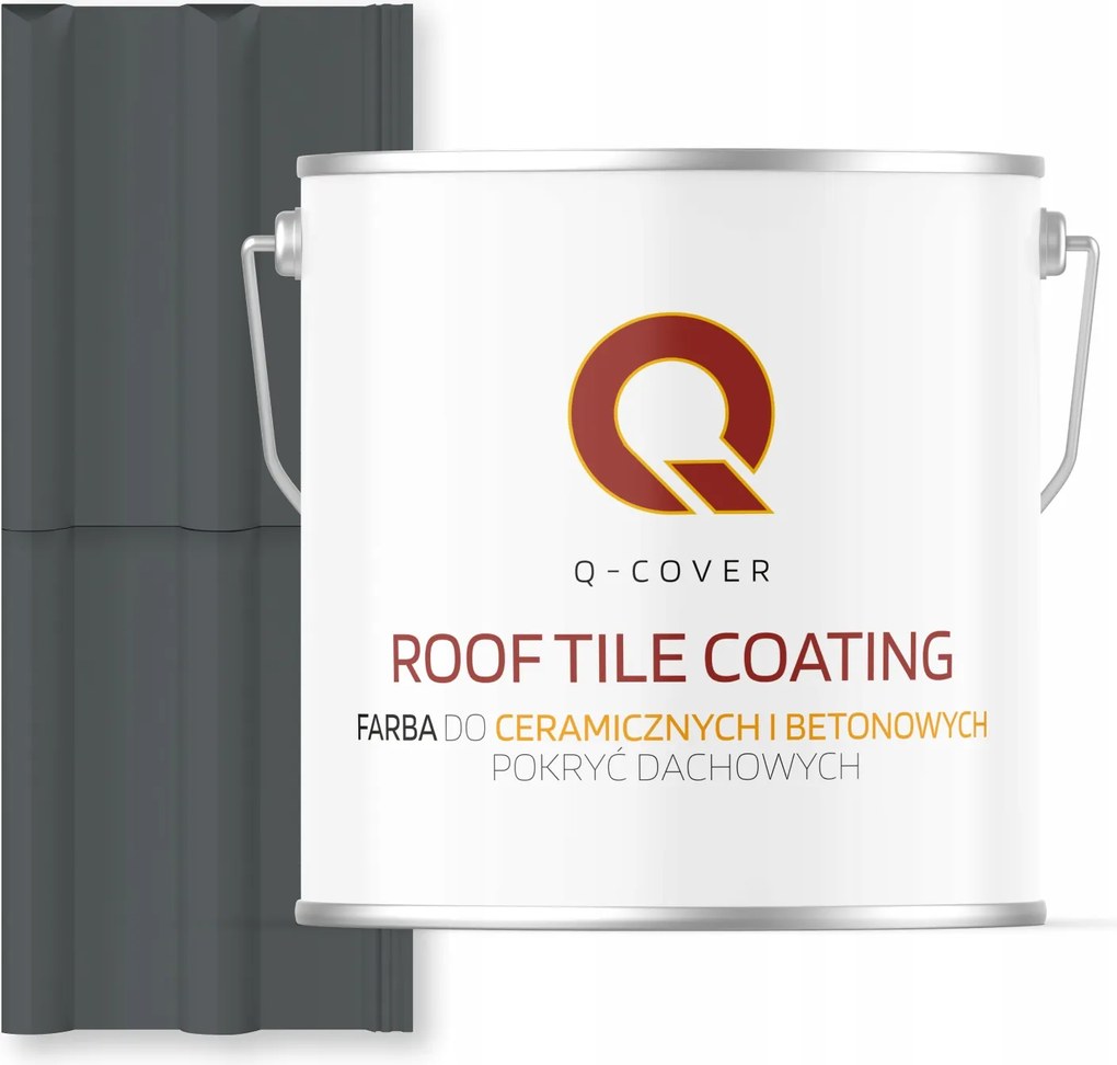 Kerámia Tetőfesték Beton Szürke Bazalt Ral 7012 5L Fényes