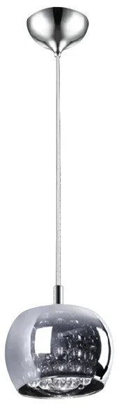 ZUMA LINE P0076-01A-F4FZ CRYSTAL Modern Függesztett Lámpa Króm G9 IP20