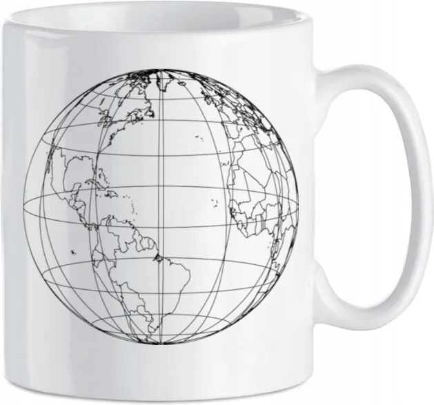 Föld mintás bögre Globus 330 ml