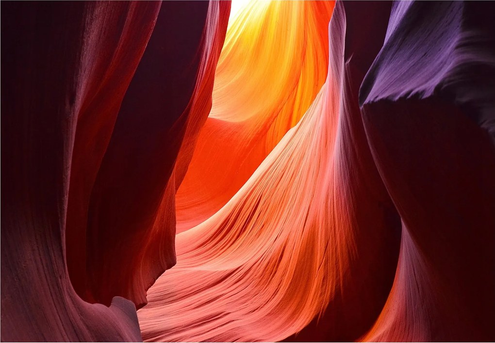 Fotótapéta Kék virágok Absztrakt Elegancia a nappaliba 416x254 +ragasztó