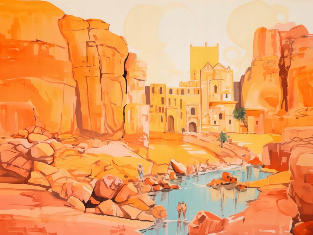 Poszter 100x75cm Romok a nap alatt